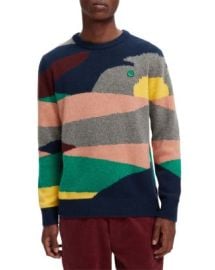 Scotch Soda Colorblocked Jacquard Sweater Bloomingdales at Bloomingdales