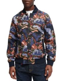 Scotch Soda Jacquard Bomber Jacket Bloomingdales at Bloomingdales