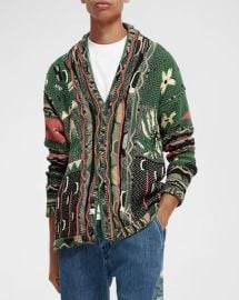 Scotch Soda Mens Sakura Cardigan Sweater at Neiman Marcus