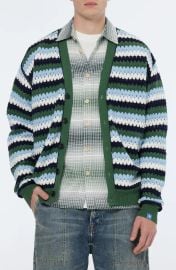 Scotch Soda Stripe Open Stitch Cardigan at Nordstrom Rack