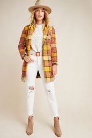 Scotch amp Soda Ascot Plaid Coat at Anthropologie