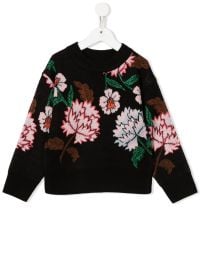 Scotch amp Soda Floral intarsia-knit Jumper - at Farfetch