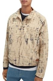 Scotch amp Soda Organic Cotton Zip Jacket at Nordstrom