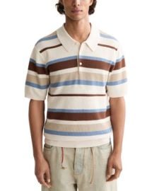 Scotch amp Soda Regular Fit Striped Knit Polo Bloomingdale39s at Bloomingdales