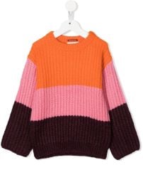 Scotch amp Soda colour-block ribbed-knit Jumper - at Farfetch