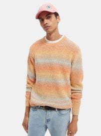 Scotch and Soda Gradient cotton blend sweater at Scotch and Soda