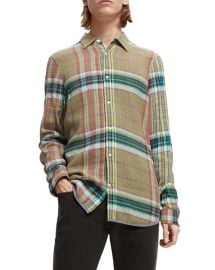 Scotch and Soda Lightweight Check Flannel Sport Shirt at Neiman Marcus