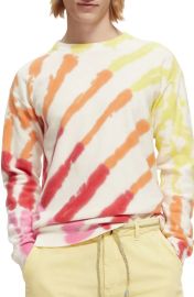 Scotch and Soda Tie Dye Long Sleeve Sweater at Nordstrom