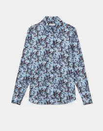 Scottie Blouse In Solaria Print Silk  Lafayette 148 New York at Lafayette 148 New York