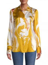 Scottie Silk Blouse by Lafayette 148 New York at Saks Fifth Avenue