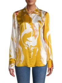 Scottie Silk Blouse by Lafayette 148 New York at Saks Fifth Avenue