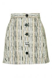 Scratch stripe skirt at Topshop