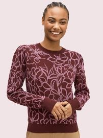 Scribble Flora Sweater by Kate Spade at Kate Spade