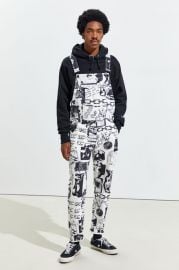 Scribble Print Overall by BDG at Urban Outfitters