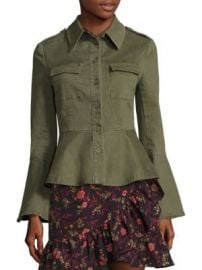 Scripted - Military Peplum Jacket at Saks Fifth Avenue