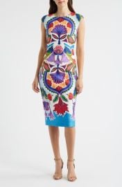 Scuba Crepe Cocktail Dress at Nordstrom