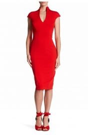 Scuba Midi Sheath Dress by Alexia Admor at Nordstrom Rack