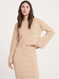 Sculpted Flare-Sleeve Top at Banana Republic