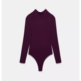 Sculpted Open Back Bodysuit at Zara