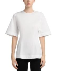 Sculptural Cotton Top at Bloomingdales