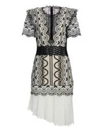 Sea - Lola Geometric Lace Hem Crochet Dress at Saks Fifth Avenue