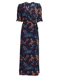 Sea - Mari Floral Wrap Maxi Dress at Saks Fifth Avenue