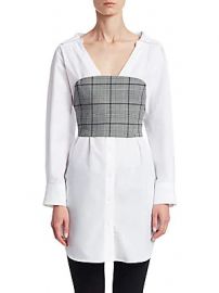 Sea - Plaid Corset Top at Saks Off 5th