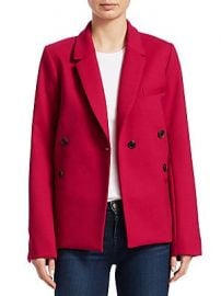 Sea - Wool-Blend Double Breasted Blazer at Saks Off 5th