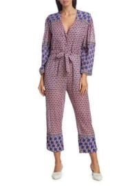 Sea Bianca Paisley Long-Sleeve Jumpsuit on SALE at Saks Off 5th