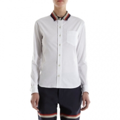 Sea Contrast Collar Shirt at Barneys