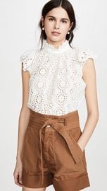 Sea Daisy Flutter Sleeve Top at Shopbop