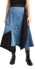 Sea Elena Denim Baggy Skirt Multi 12 at Shopbop