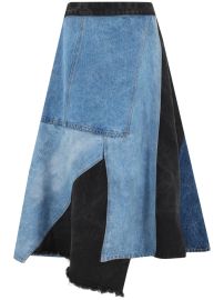 Sea Elena Patchwork Denim Skirt - at Farfetch