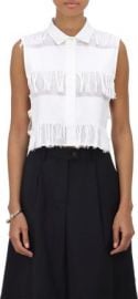 Sea Fringe Sleeveless Shirt at Barneys