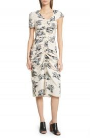 Sea Josephine Floral Print Ruched Dress at Nordstrom