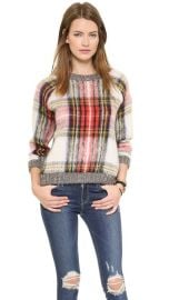 Sea Oversized Plaid Pullover at Shopbop