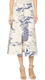 Sea Pineapple Zip Skirt at Shopbop