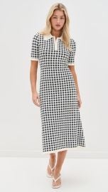 Sea Saige Gingham Knit Midi Dress at Shopbop