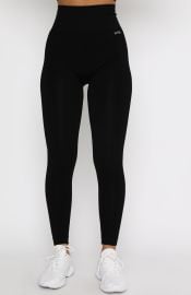 Seamless High Waisted Leggings Black  124 at White Fox Boutique USA