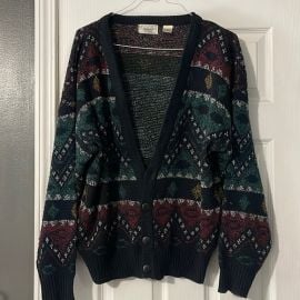 Sears Sweaters Vintage The Mens Store At Sears Grandpa Cardigan Style Sweater Size Large Poshmark at Poshmark