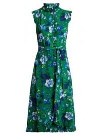 Sebla floral-print crepe dress at Matches