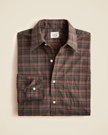 Secret Wash Cotton Poplin Shirt With Point Collar For Men JCrew at J. Crew