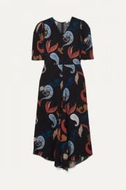 See By Chlo   - Paisley-print crepe midi dress at Net A Porter