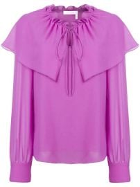 See By Chlo   Flouncy Neck Tie Blouse - Farfetch at Farfetch