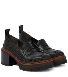 See By Chlo - Mahalia leather platform loafers at Mytheresa