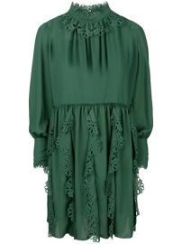 See By Chlo  233  Laser Cut Trim Dress - Farfetch at Farfetch