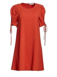 See by Chlo   - Ruched Sleeve Shift Dress at Saks Fifth Avenue