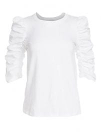 See by Chlo   - Ruched-Sleeve Tee at Saks Fifth Avenue