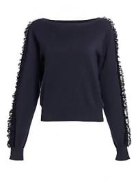 See by Chlo   - Ruffle Sleeve Knit Sweater at Saks Fifth Avenue