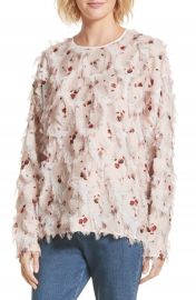 See by Chlo   Feather Jacquard Blouse at Nordstrom